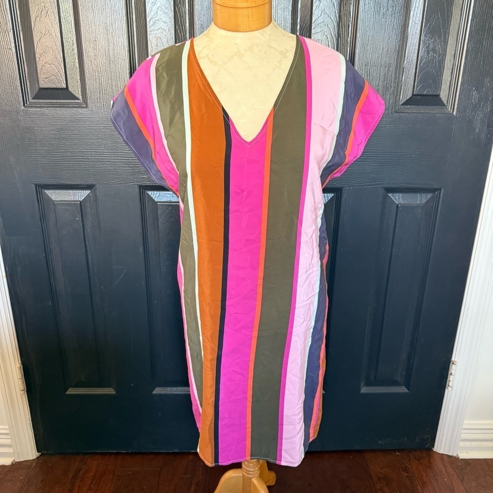 Marie Oliver Maura Silk Shift Dress XSmall